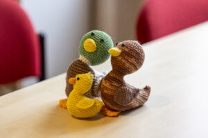 Gehäkelte Enten