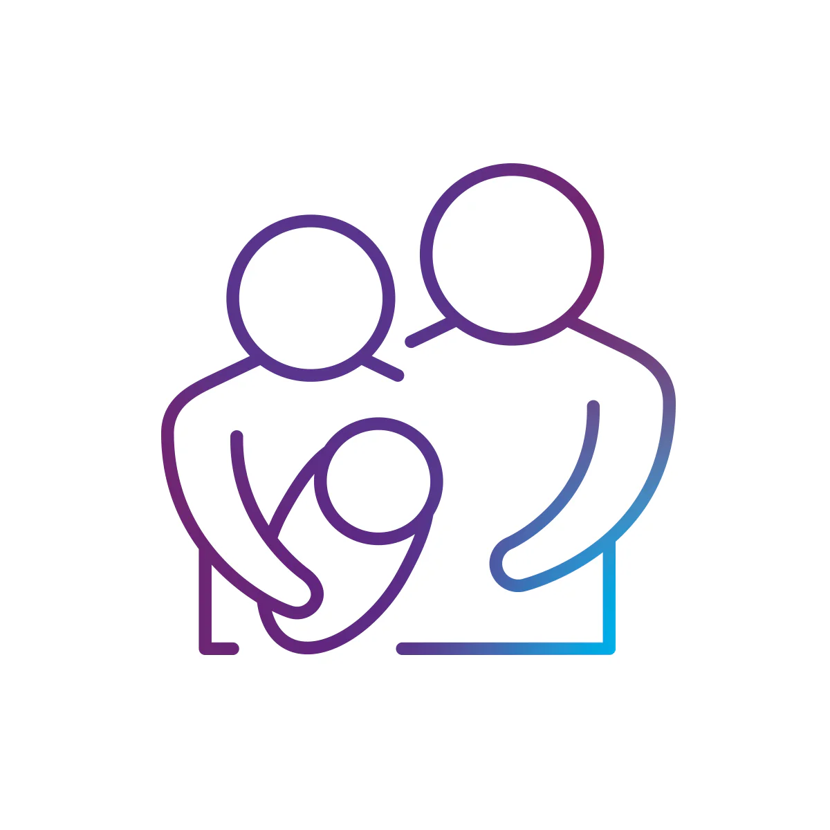 Symbol Eltern mit Baby für unsere Angebote für Schwangere & Eltern