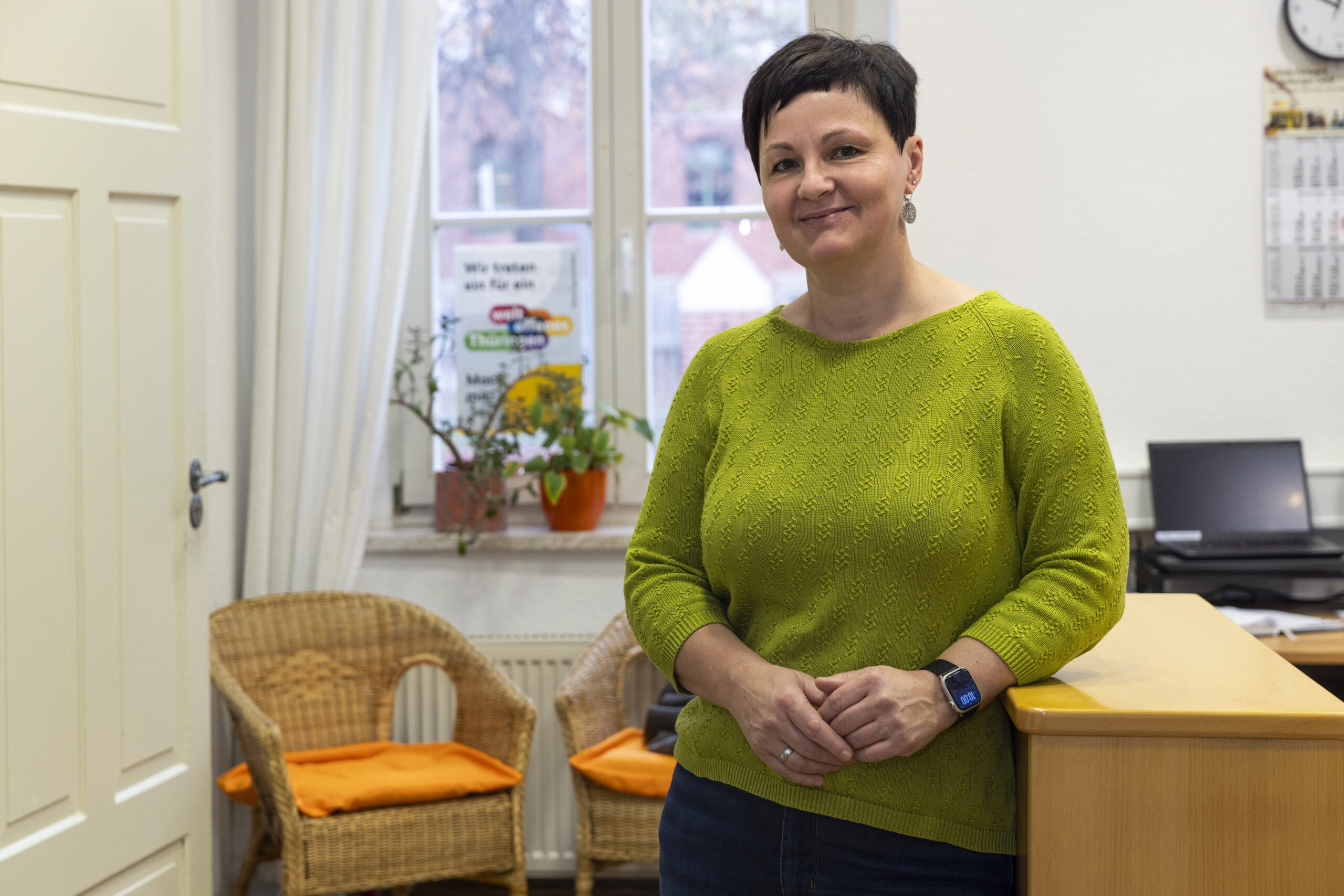 Frau Bettina Dröße-Schmidt von der Kirchenkreissozialarbeit Altenburger Land