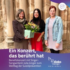 Benefizkonzert zu Gunsten der TelefonSeelsorge Ostthüringen und unserer Kirchenkreissozialarbeit Eisenberg