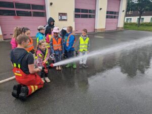 Kindergarten Am Eichwald Bad Blankenburg bei der Feuerwehr
