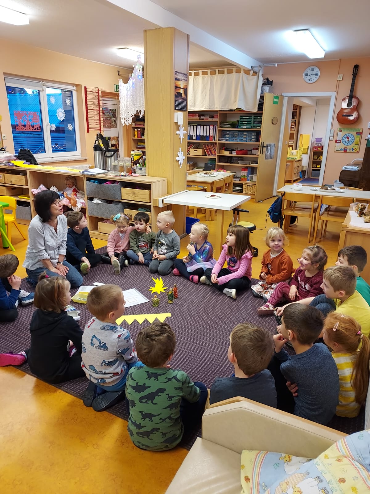 Unser Morgenkreis gehört fest zum Tagesablauf.