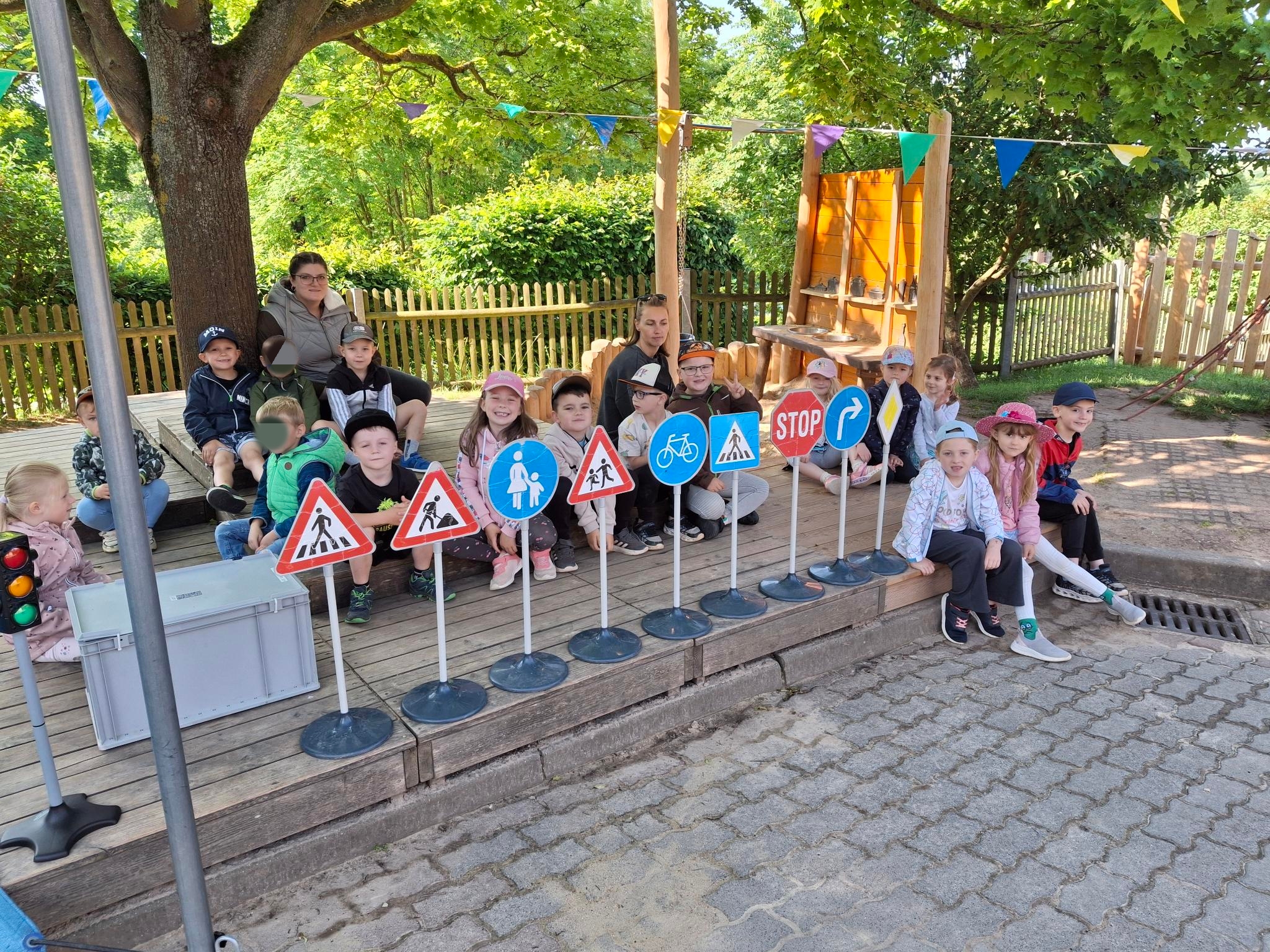 Kindergarten Sonnenkäfer Teichel Verkehrerziehung