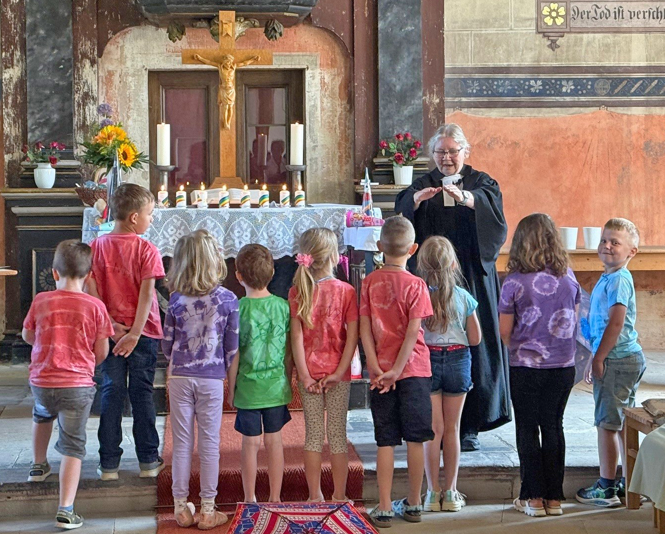 Kindergarten Wehlespatzen Remda Segen für die Schulanfänger
