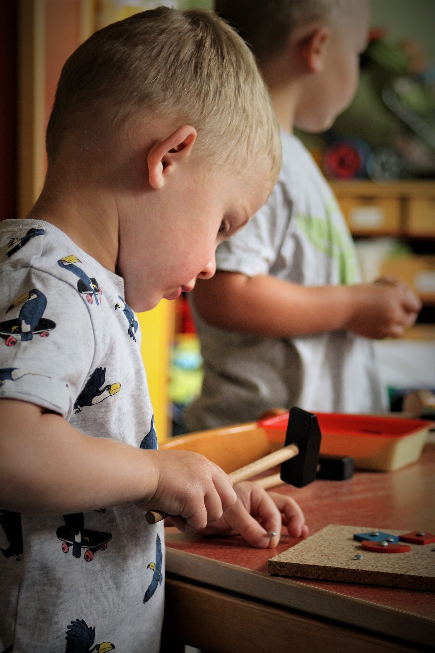 Kindergarten Haus Kunterbunt Saalfeld - kleine Handwerker