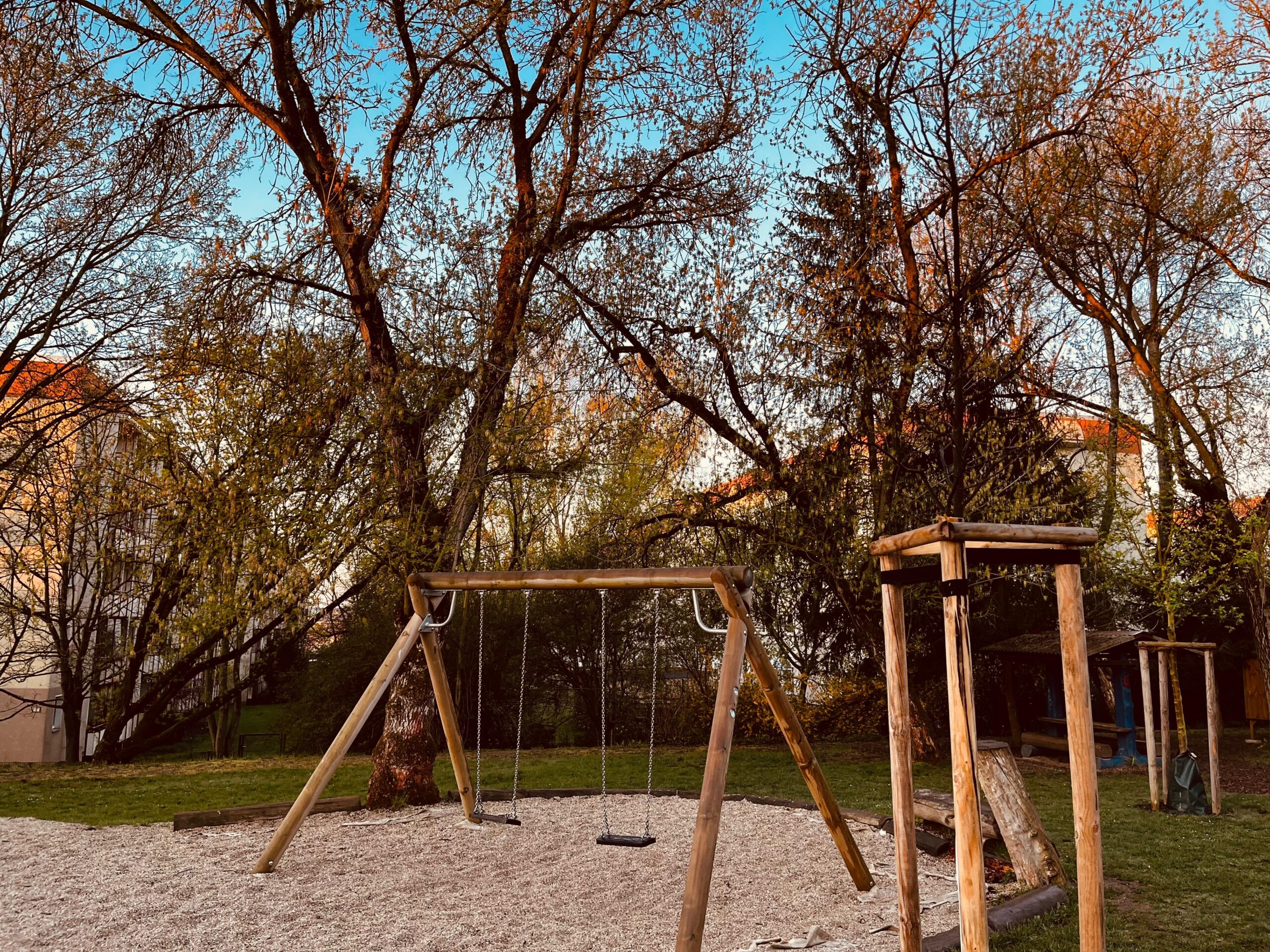 Kinderhaus Sonnenhügel-Weimar, Blick in den Garten