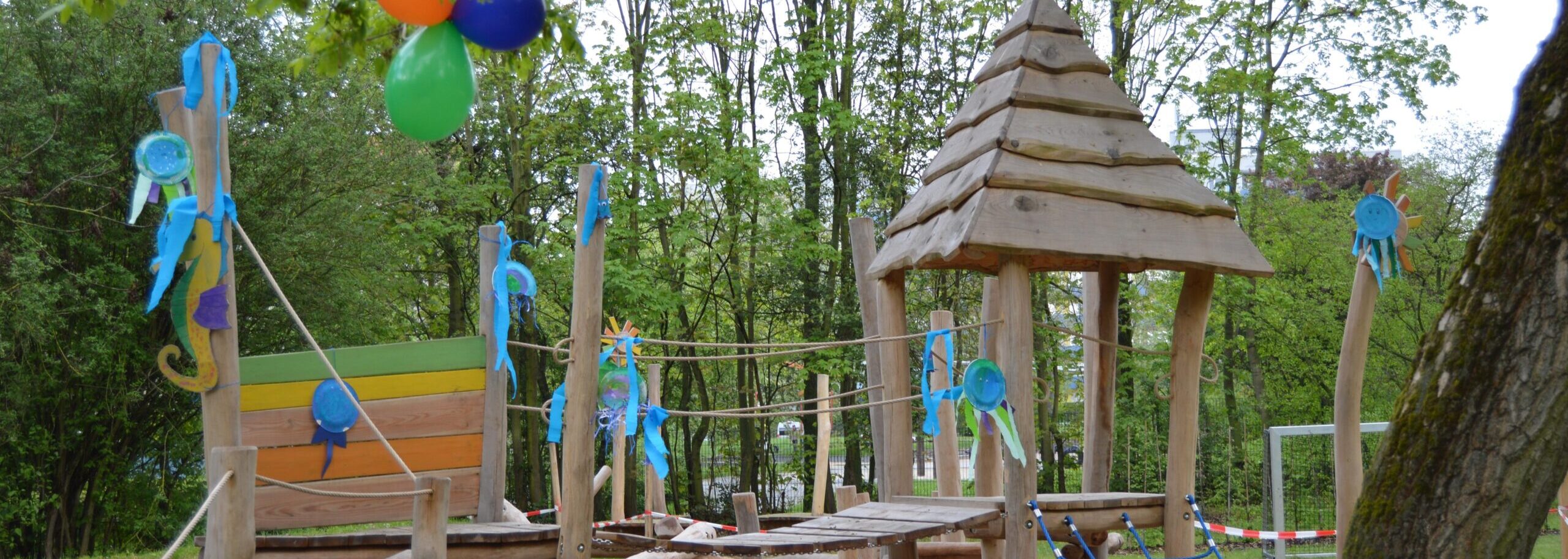Kinderhaus Sonnenhügel-Weimar, Blick in den Garten