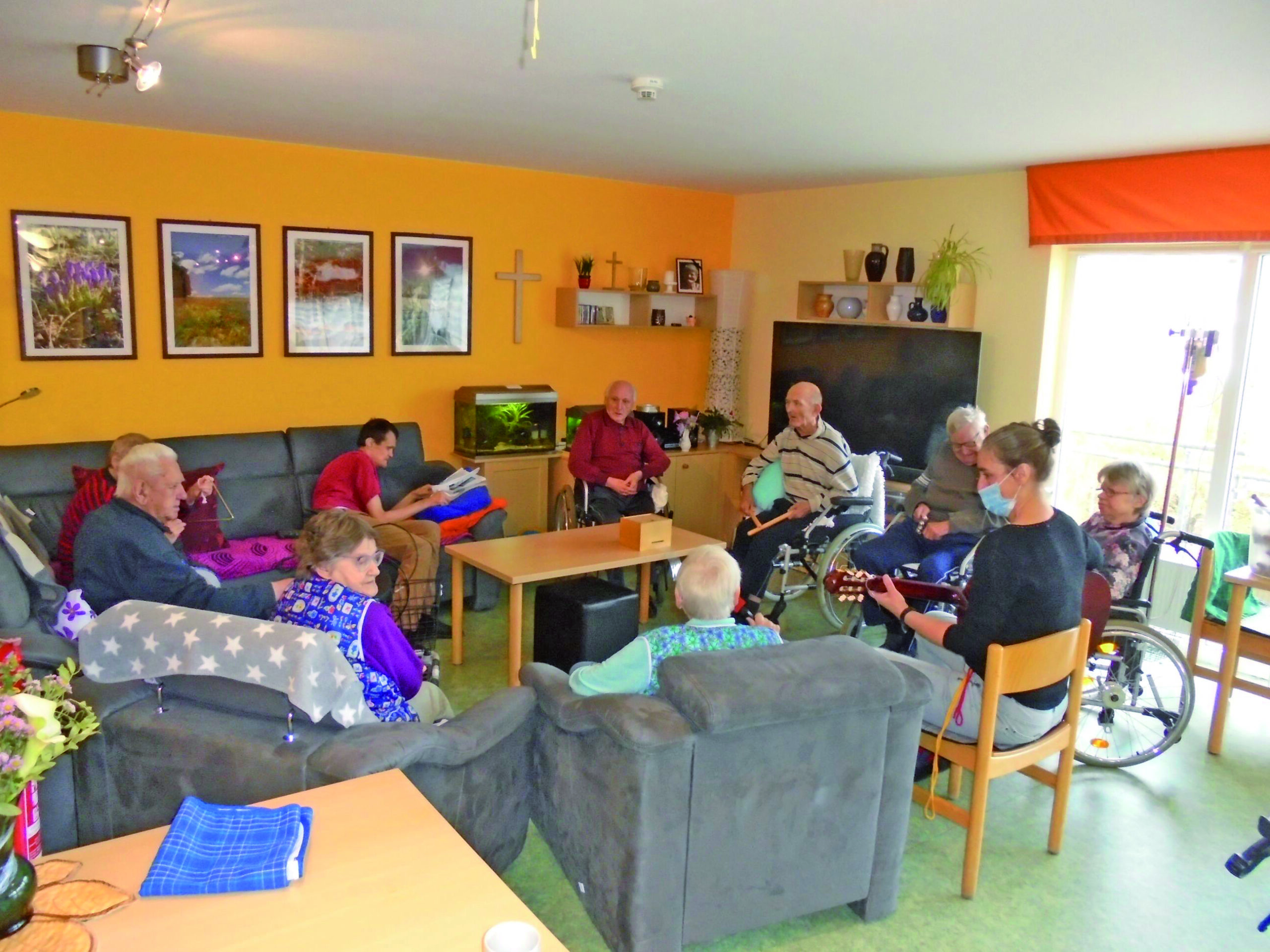 Besondere Wohnform Michaelishaus Schleiz, Blick in den Gemeinschaftsraum