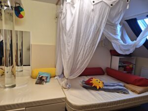 Besondere Wohnform Michaelishaus Schleiz, Blick in den Snozelraum