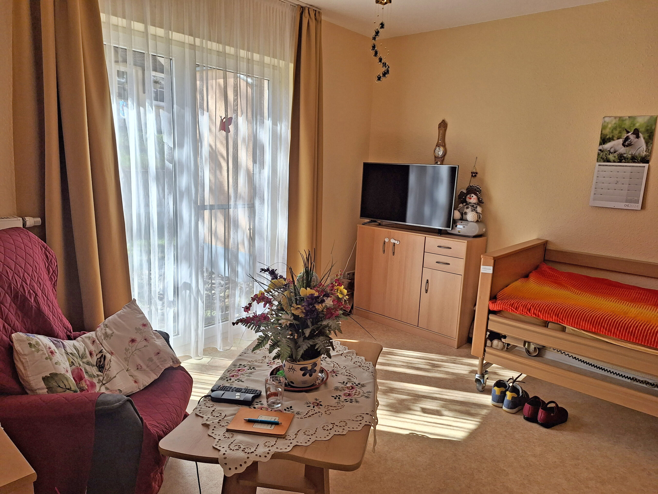 Besondere Wohnform Michaelishaus Schleiz, Blick in ein Bewohnerzimmer