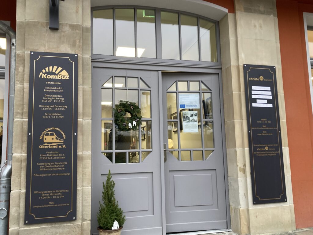 Christo- Café Bad Lobenstein - Eingangstür