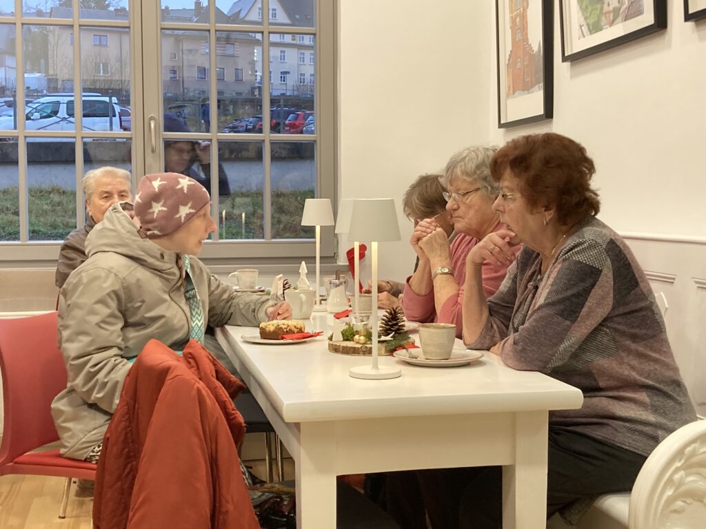Christo- Café Bad Lobenstein - Gäste am Tisch