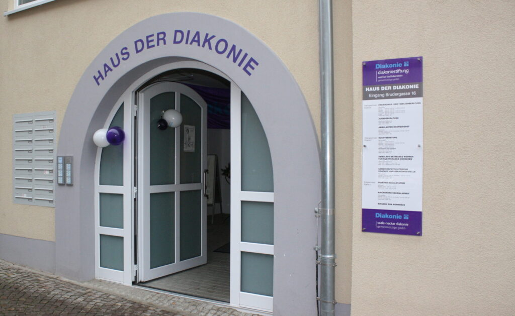 Haus der Diakonie in Saalfeld_Eingangstor