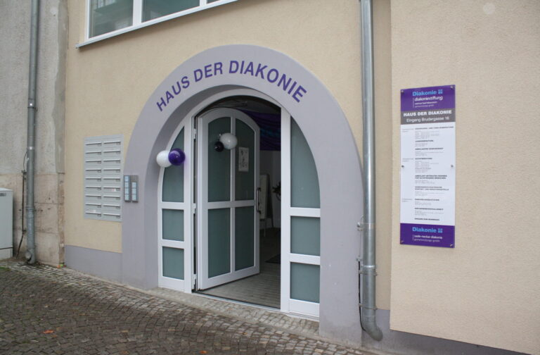 Haus der Diakonie in Saalfeld_Eingangstor