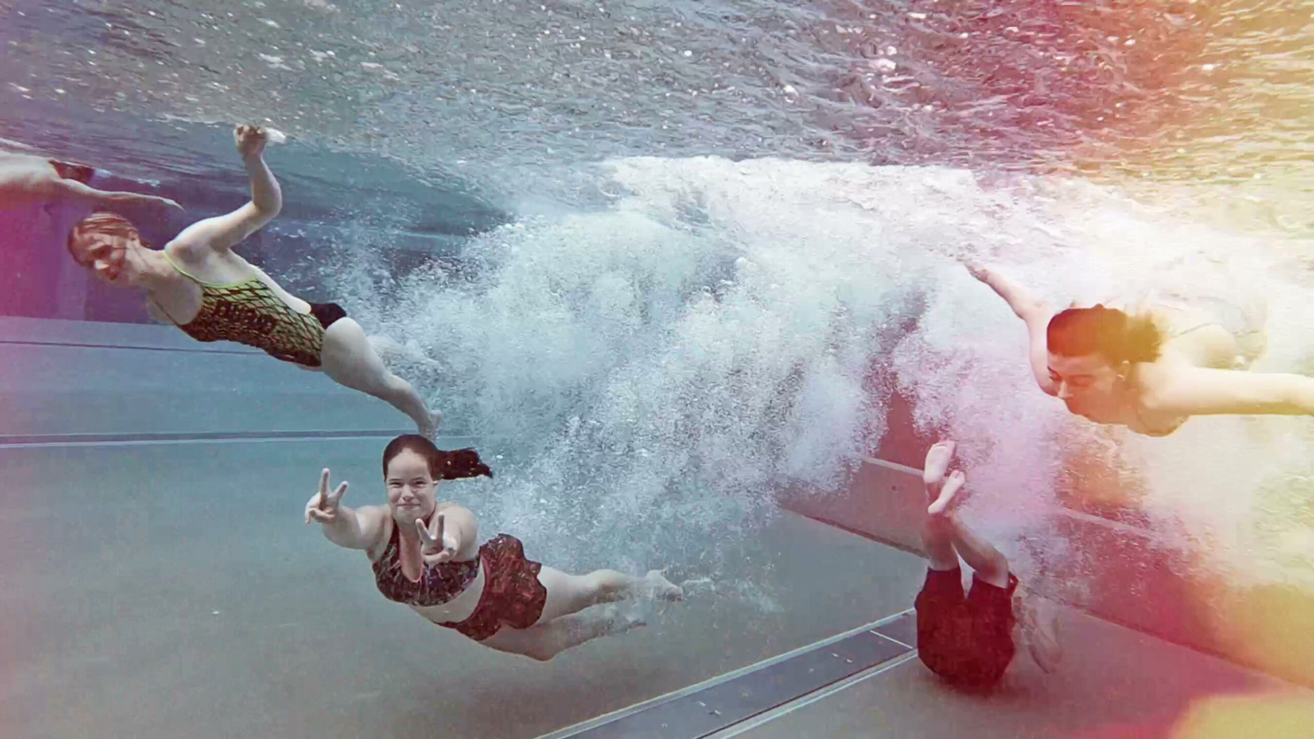 Johannes Landenberger Förderzentrum Johannes Falk in Weimar - Schüler beim Schwimmen