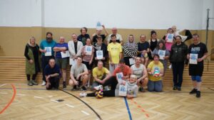 Saalfelder Werkstätten_Volleyballspieler bei deiner Siegerehrung