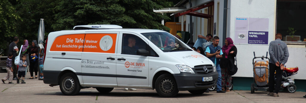 Sozialkontor Johannes Falk, Tafel Weimar, Kleinbus