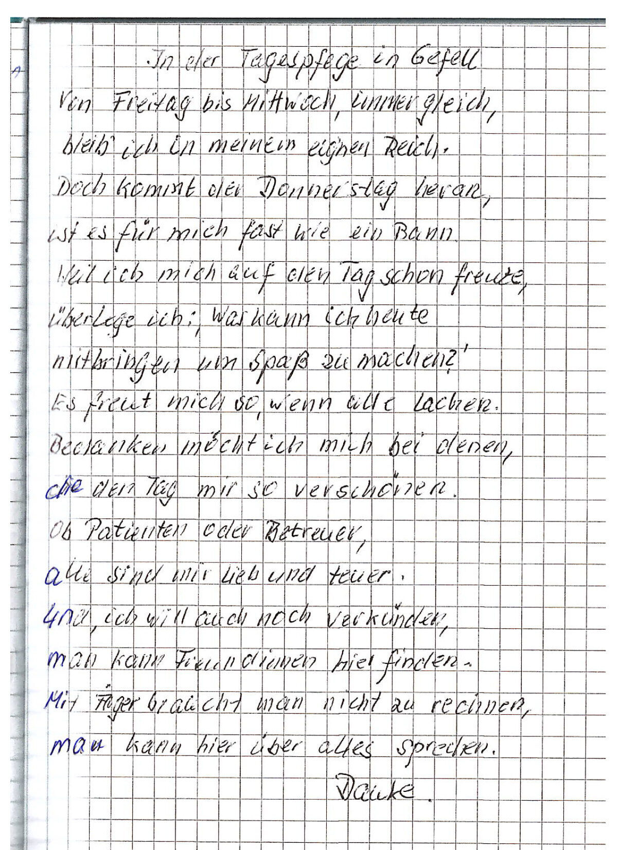 Tagespflege Lebenskulturhaus Gefell