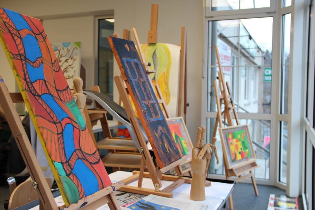 Christo Atelier Bad Lobenstein - Bilder auf Staffeleien