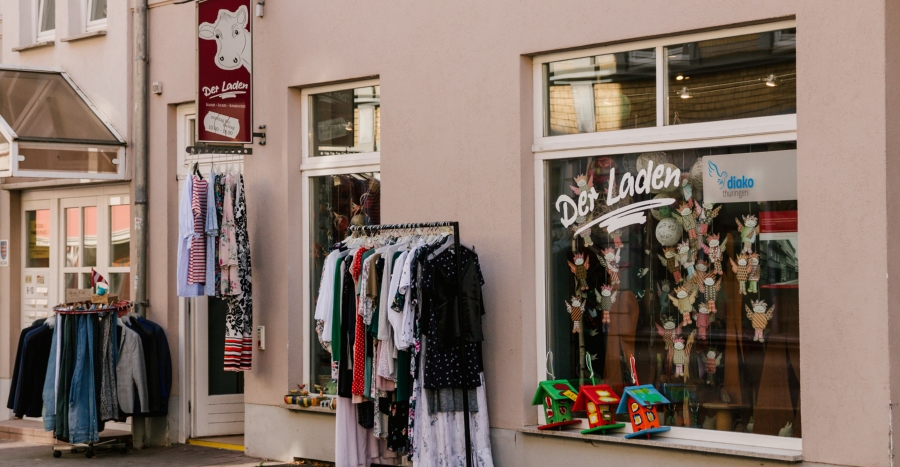 Schaufenster "Der Laden" in Eisenach