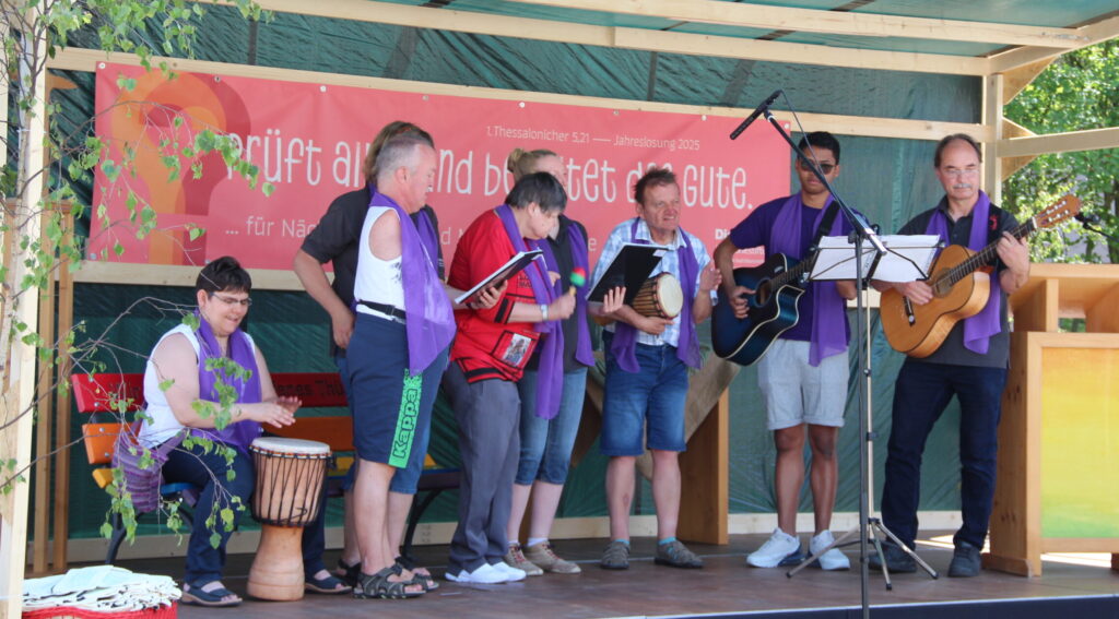 Werkstattchor singt zum Jahresfest