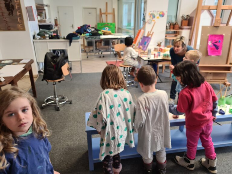 Christo Atelier Bad Lobenstein - Kinder in der Kunstwerkstatt
