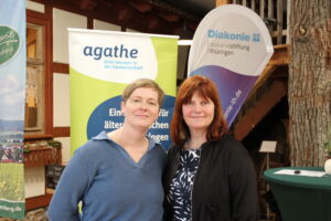 AGATHE-Ansprechpartnerinnen zwei Frauen