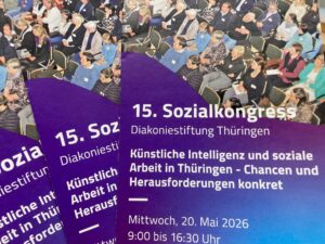 15. Sozialkongress der Diakoniestiftung - Bild vom Deckblatt des Einladungsflyers
