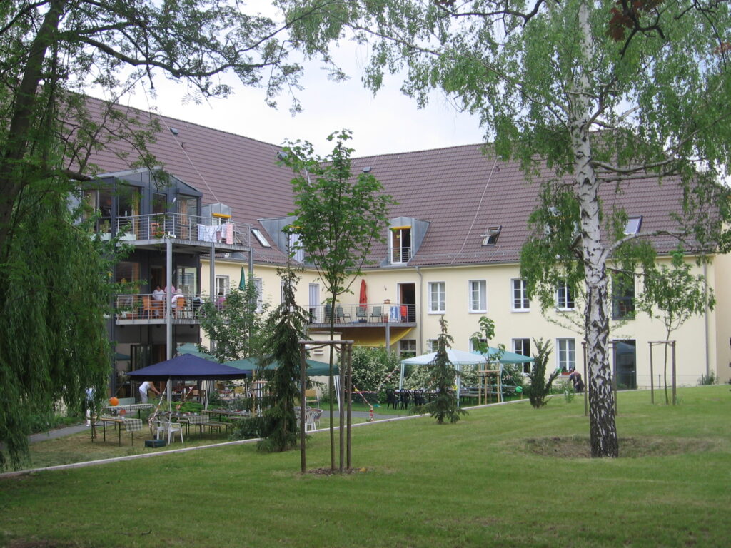 Martin-Luther-Haus Erfurt, Blick in den Garten