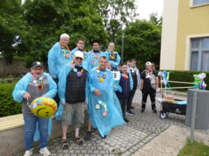 Werkstätten beim Brunnenfestumzug in Bad Langensalza