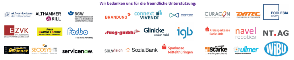 Übersicht der Sponsoren für den Sozialkongress